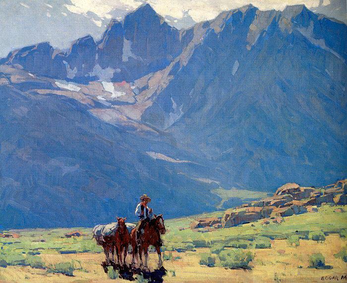 Payne, Edgar Alwin Sierra Trail China oil painting art